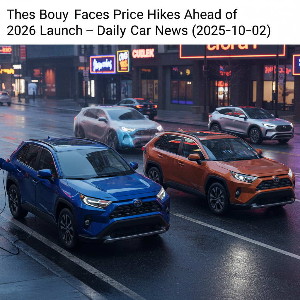 Toyota RAV4 Faces Price Hikes Ahead of 2026 Launch – Daily Car News (2025-10-02)