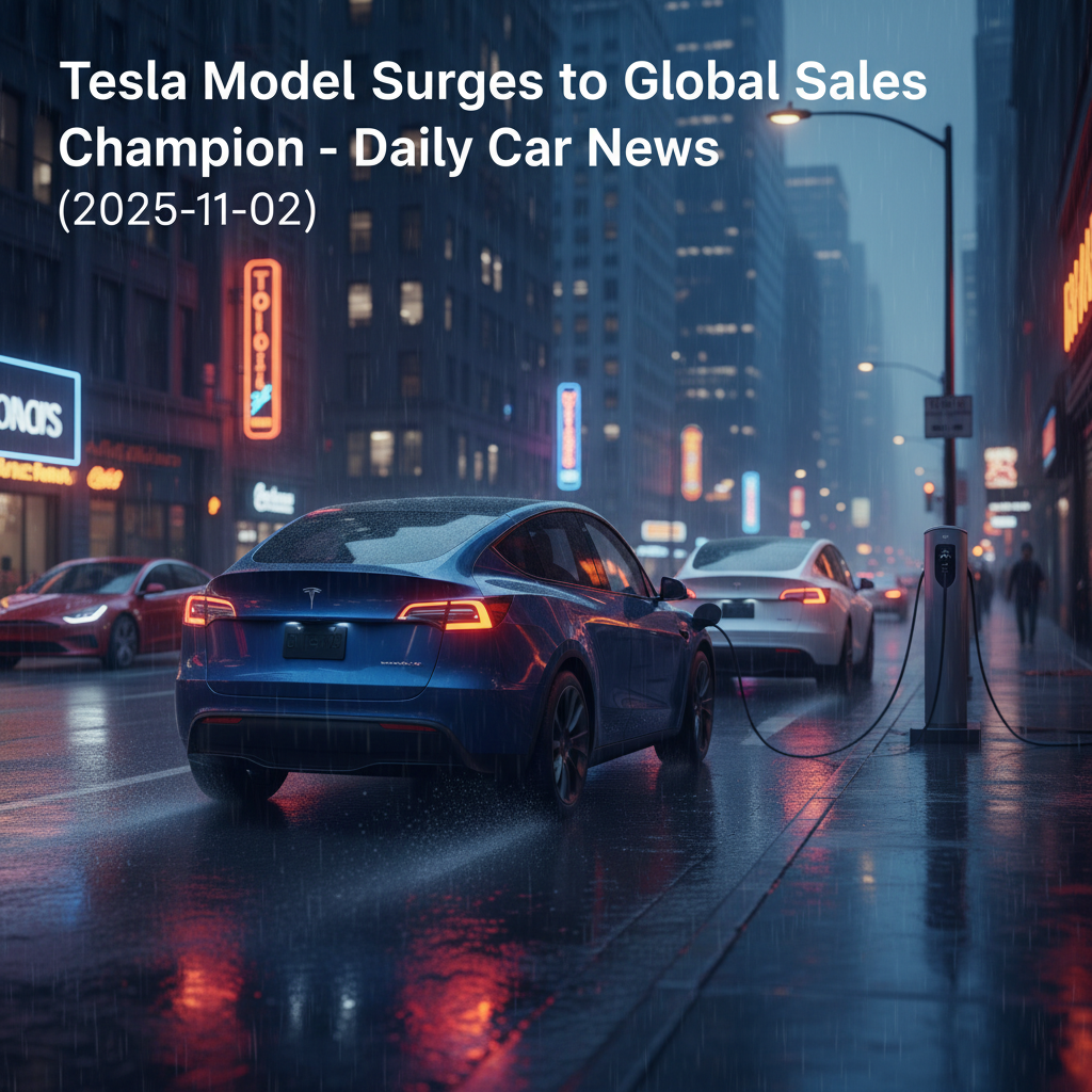 Tesla Model Y Surges to Global Sales Champion – Daily Car News (2025-11-02)