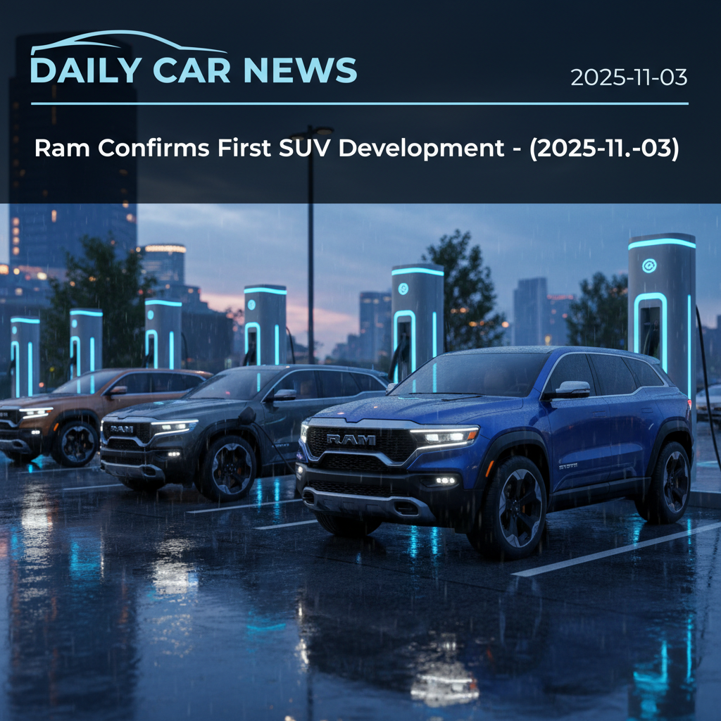 Ram bestätigt Entwicklung des ersten SUV – Daily Car News (03.11.2025)