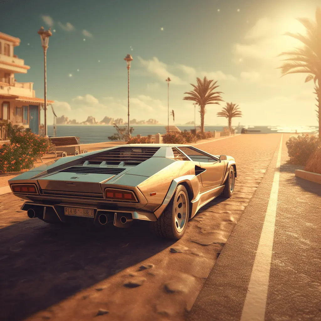 Historia del Lamborghini Countach y Tapetes para el Suelo