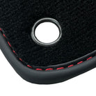 Black Floor Mats for Lamborghini Aventador SV with Alcantara Leather - AutoWin