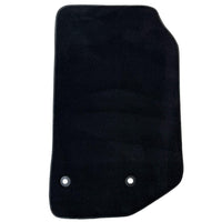 Black Floor Mats for Jeep Wrangler JK (2007-2018) 5 Doors - Double Fixation - AutoWin
