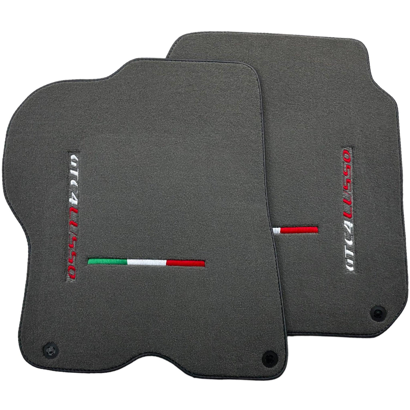 Gray Floor Mats For Ferrari GTC4 Lusso (2016-2023) Italian Edition - AutoWin