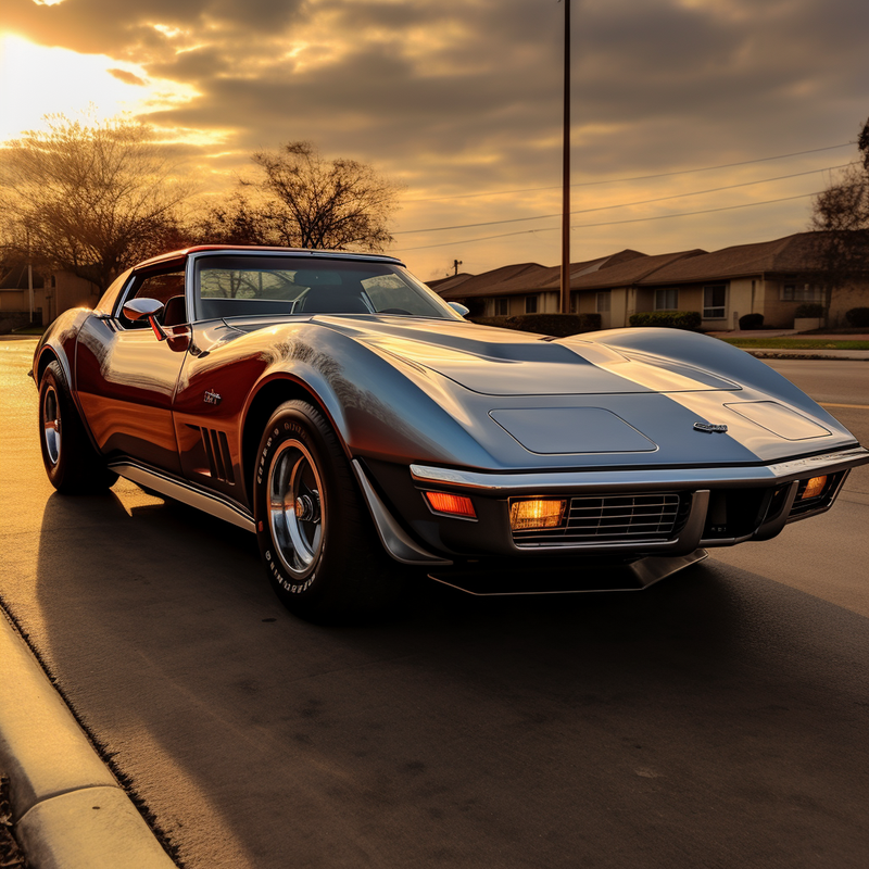 Sublimez votre conduite classique avec Autowin : Tapis de sol pour Chevrolet Corvette C3 (1968-1982)