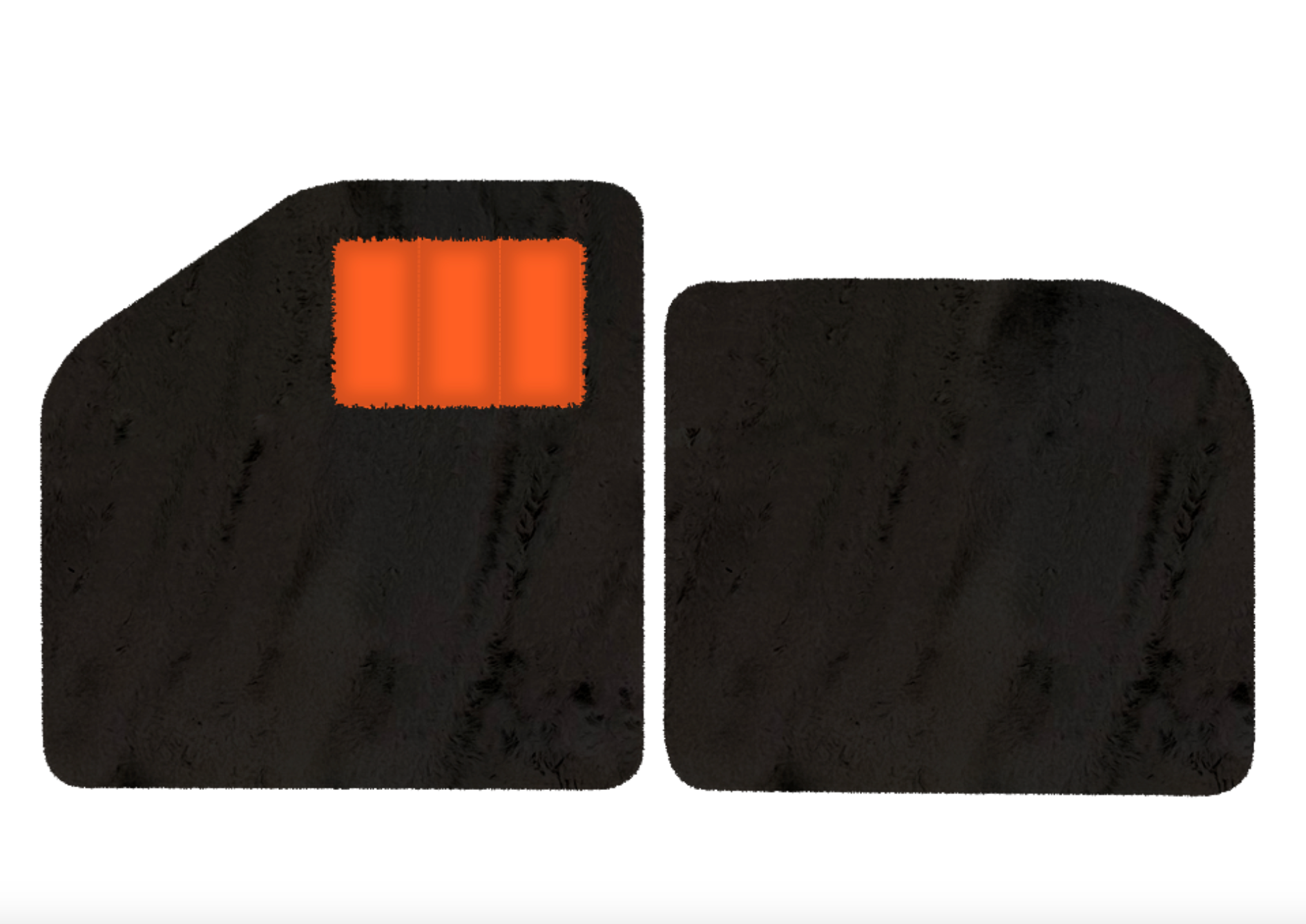 Sheepskin Floor Mats for Aston Martin Vulcan (2015-2016) Track Car - Luxury