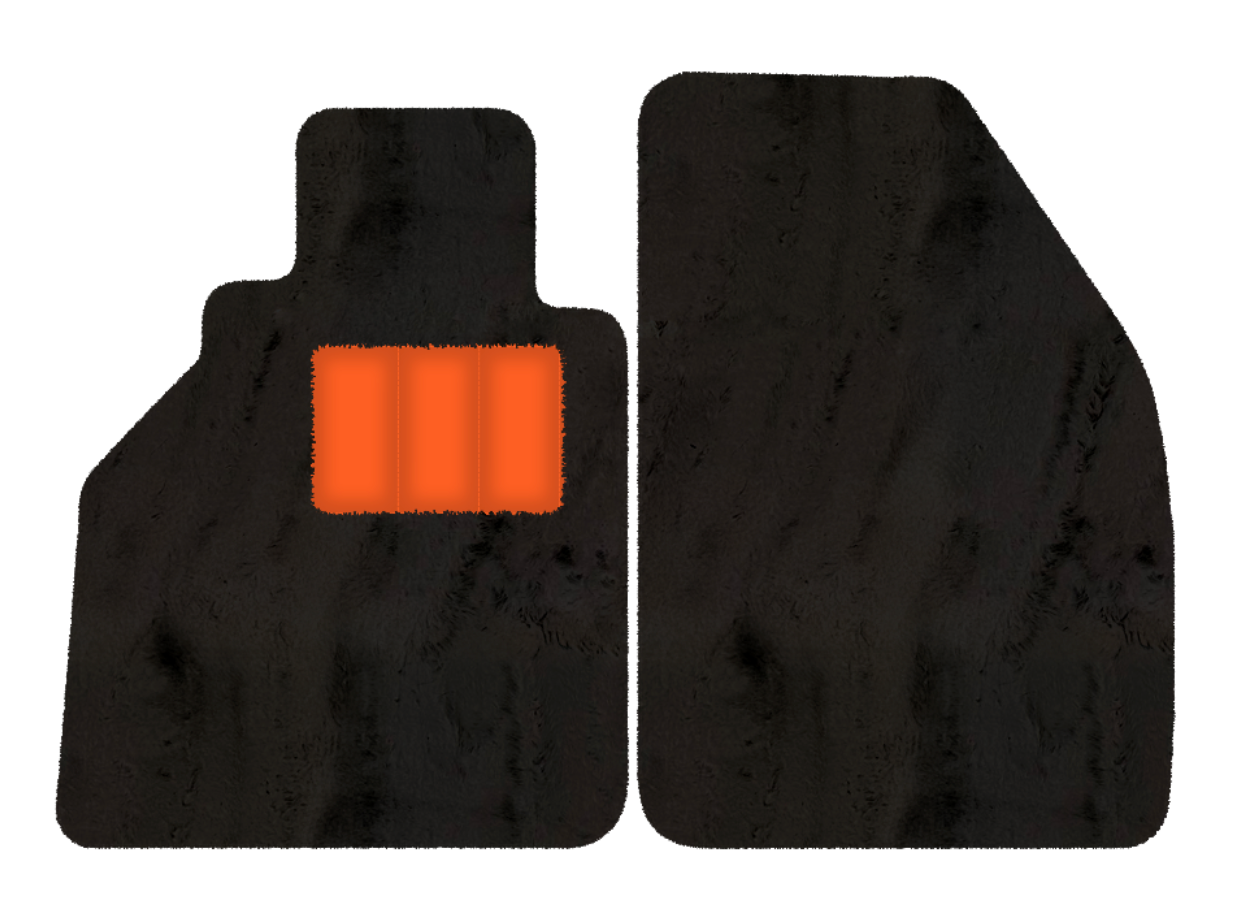 Alfombrillas de coche negras para Porsche 986 Boxster - AutoWin
