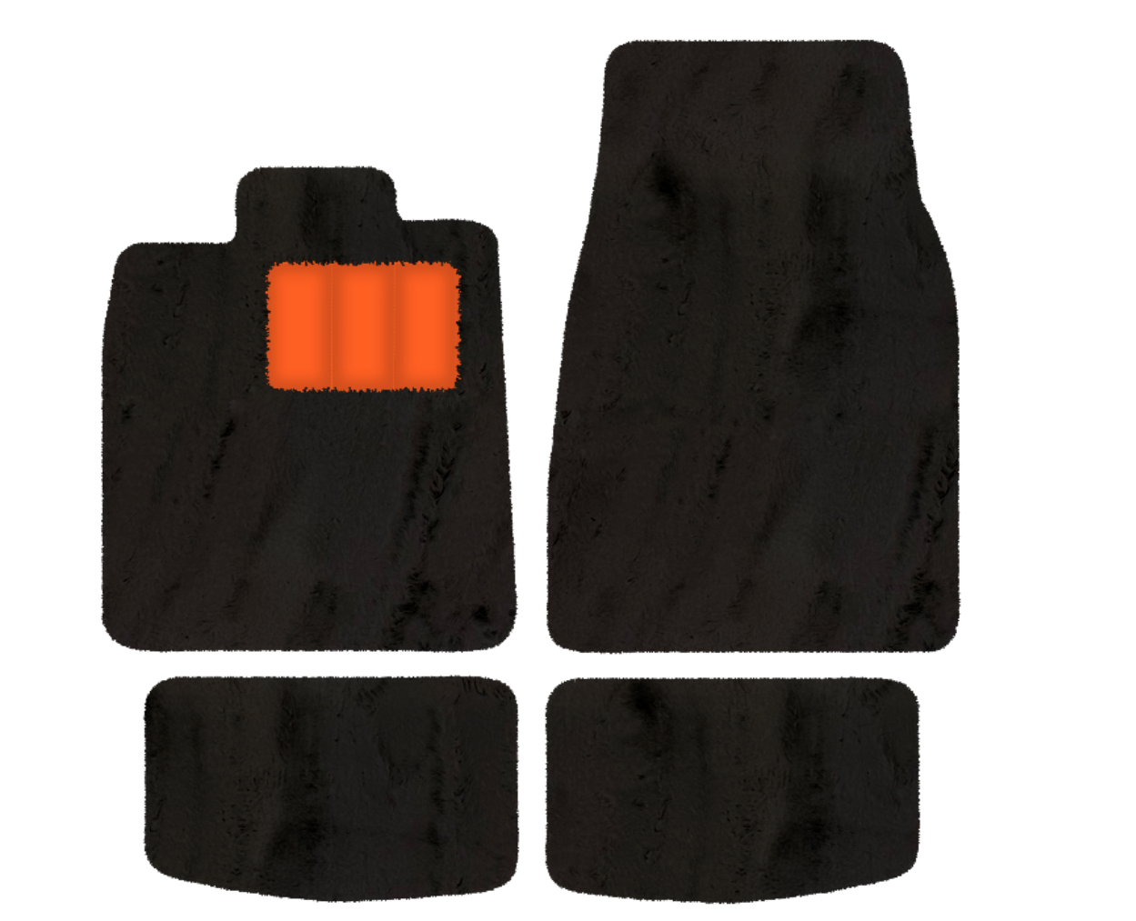 Premium Sheepskin Floor Mats for Porsche Panamera (2009-2016)