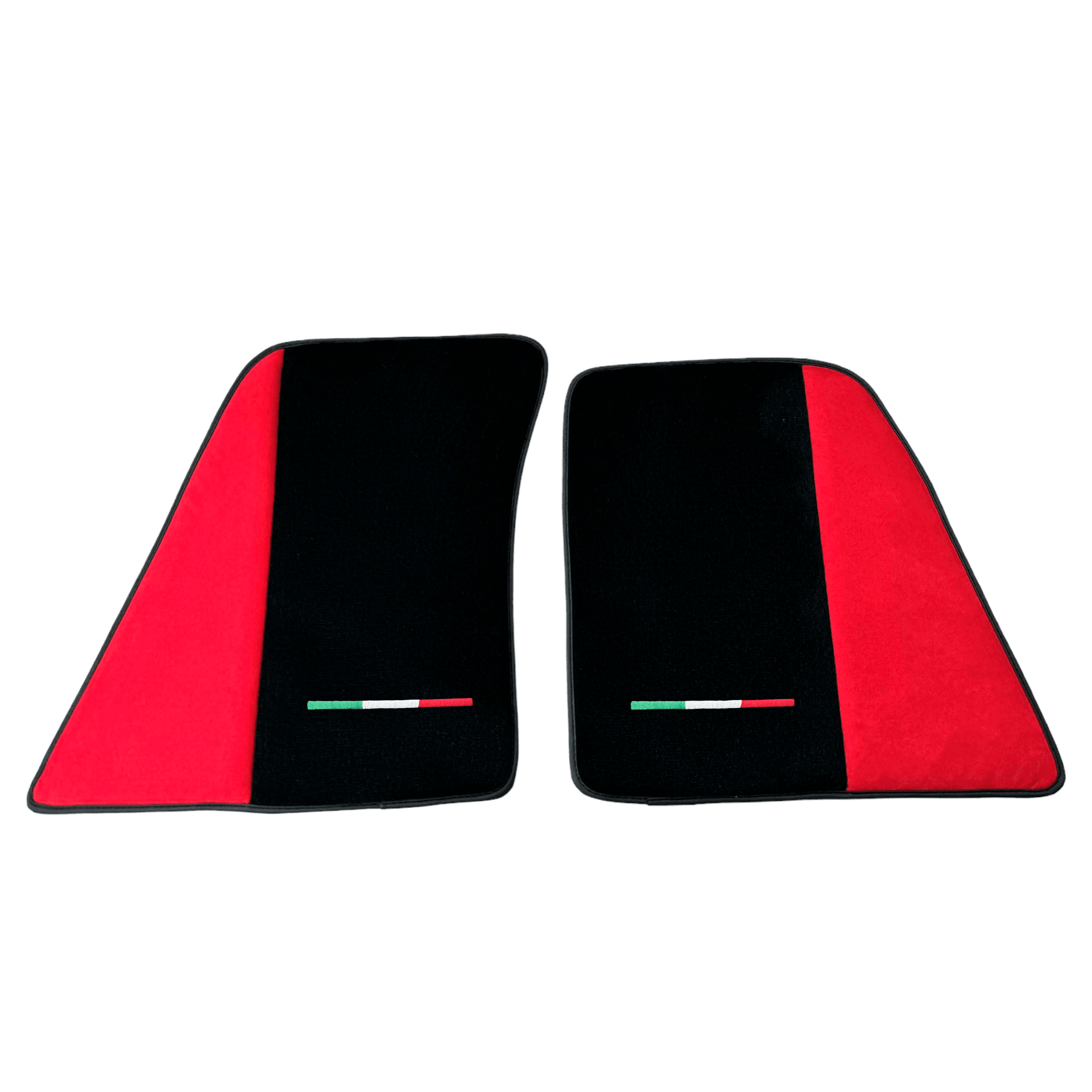 Red Floor Mats for Ferrari 296 GTS (2022-2024) with Alcantara Leather - AutoWin