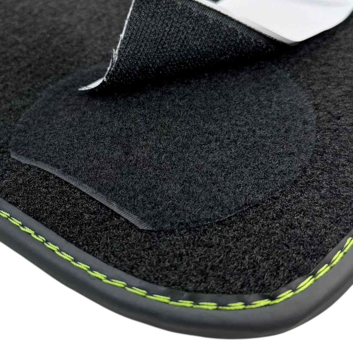 Black Floor Mats for Lamborghini Huracan Tecnica with Alcantara Leather - AutoWin