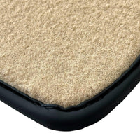 Beige Floor Mats for Ferrari 296 GTS (2022-2024) with Leather - AutoWin