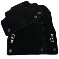 Black Floor Mats for Audi Q5 8R Hybrid (2008-2017) - AutoWin