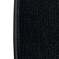 Black Floor Mats for Ferrari 488 Pista Spider 2019-2021 with Leather - AutoWin