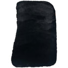 Black Sheepskin Floor Mats for Rolls-Royce Ghost Series II (2021-2024) I Orange Leather Trim - AutoWin