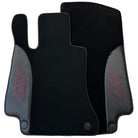 Black Floor Mats for Mercedes Benz C-Class W205 Sedan with Carbon Fiber | AutoWin Edition - AutoWin