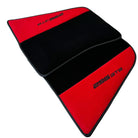 Red Floor Mats for Ferrari 296 GTB (2022-2024) with Alcantara Leather - AutoWin