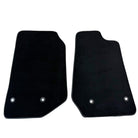Black Floor Mats for Jeep Wrangler JK (2007-2018) 5 Doors - Double Fixation - AutoWin