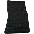 Black Leather Floor Mats for Rolls-Royce Shadow (1965-1977) ER56 Design - AutoWin