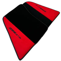 Red Floor Mats for Ferrari 296 GTB (2022-2024) with Alcantara Leather - AutoWin