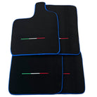 Floor Mats for Ferrari Purosangue with Blue Trim | Italian Edition - AutoWin