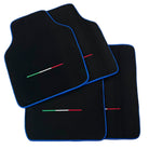 Floor Mats for Ferrari Purosangue with Blue Trim | Italian Edition - AutoWin
