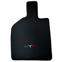 Carbon Fiber Black Floor Mats for Lamborghini Huracan STO - AutoWin