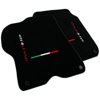 Black Floor Mats For Ferrari GTC4 Lusso (2016-2023) Italian Edition - AutoWin