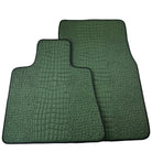 Green Leather Floor Mats for Rolls-Royce Phantom VIII (2017-2024) - AutoWin