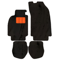Tapis de voiture en peau de mouton pour Porsche 911 - 964 (1989-1994) - Longueur de peau de mouton, Options de couleur variées