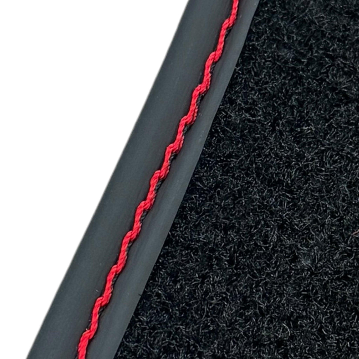 Black Floor Mats for Lamborghini Aventador SV with Alcantara Leather - AutoWin