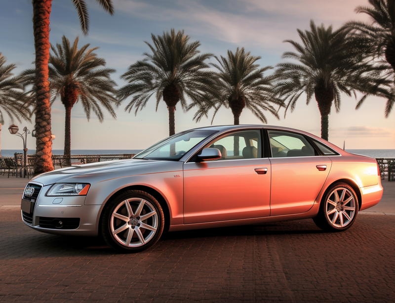 Alfombrillas fabricadas con precisión para Audi A6 C6 Sedan Long (2004-2008)