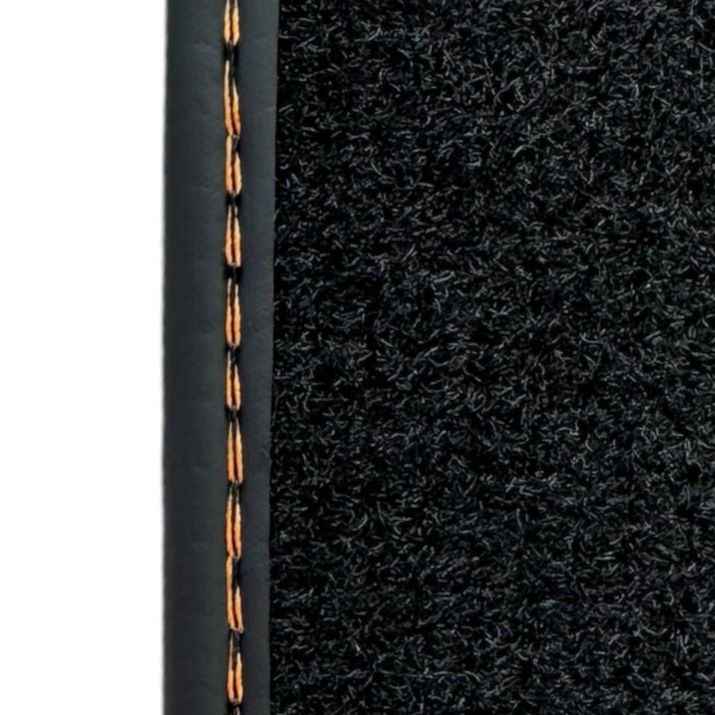 Customizable Black Floor Mats for Lamborghini Urus with Yellow Leather - AutoWin