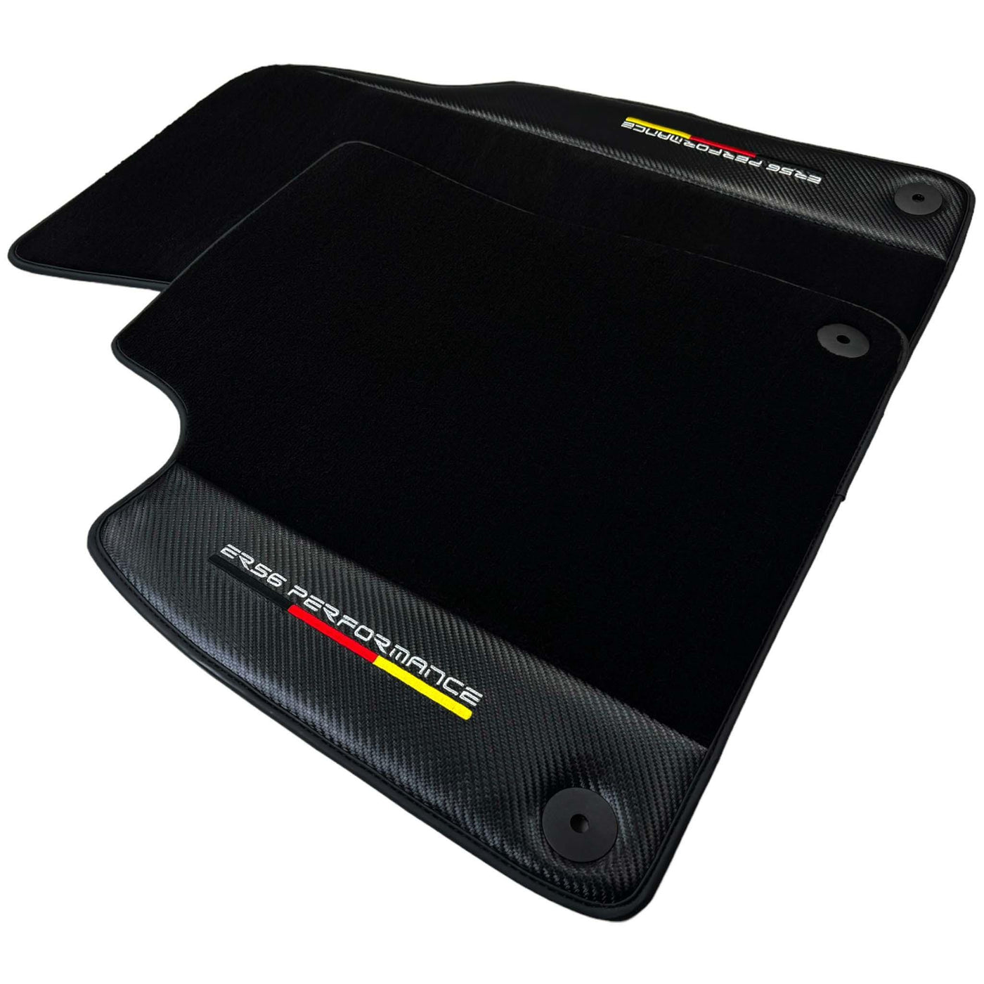 Black Floor Mats for Porsche Classic 911 (1963-1989) with Carbon | ER56 Performance - AutoWin