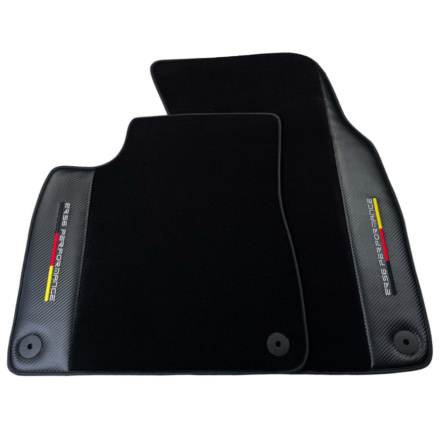 Black Floor Mats for Audi A4 - B9 Allroad Quattro (2020-2024) | ER56 Performance - AutoWin