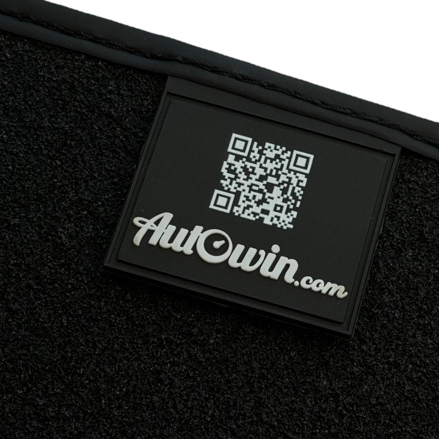 Dark Blue Floor Mats for Ferrari 360 Modena (1999-2005) with Alcantara Leather - AutoWin