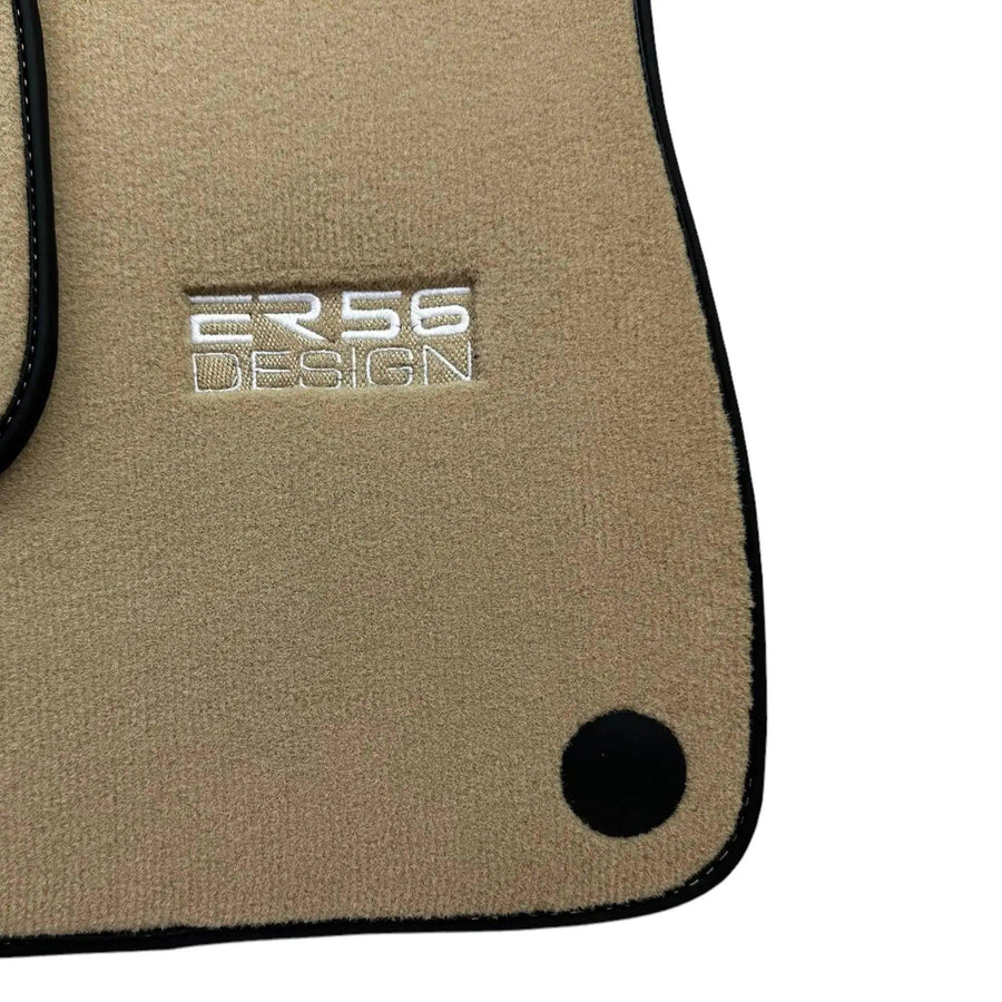 Beige Floor Mats For Mercedes-Benz SLK R170 (2000-2004) - AutoWin