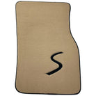 Beige Floor Mats for Mini Cabrio R52 Convertible (2004-2009) - AutoWin
