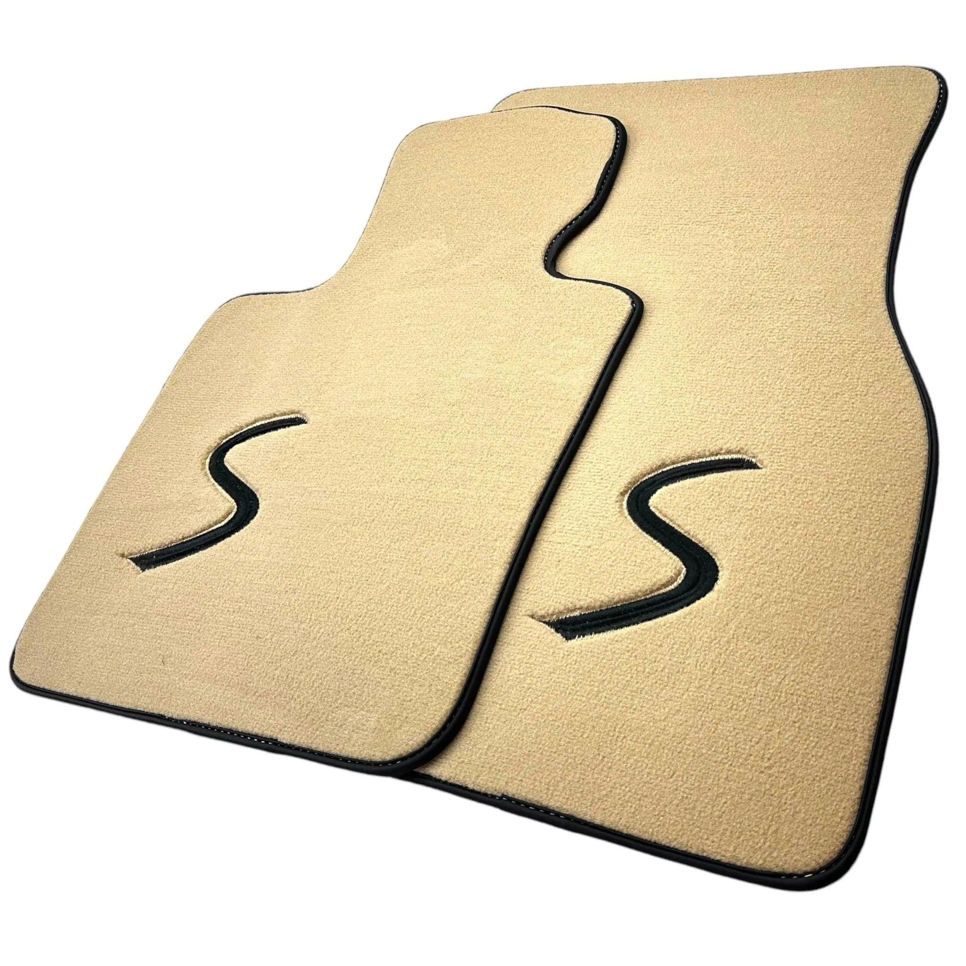 Beige Floor Mats for Mini Clubman R55 (2007-2015) - AutoWin