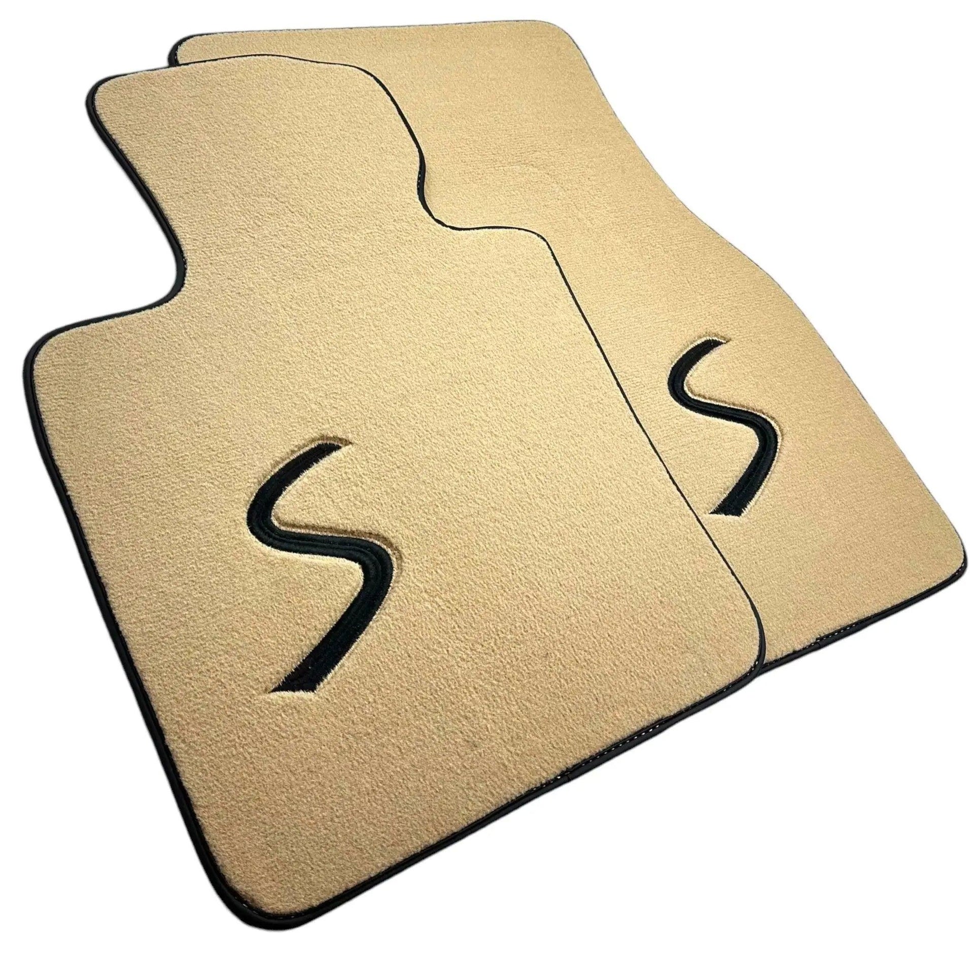 Beige Floor Mats for Mini Countryman R60 (2010-2017) - AutoWin
