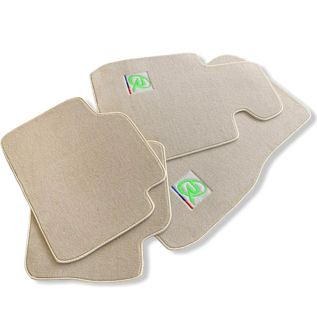 Beige Mats For BMW M5 G90 (2023-2026) Sedan Tailored Set Perfect Fit - AutoWin