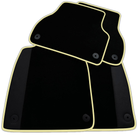 Customizable Black Floor Mats for Audi A6 - C6 Avant Facelift (2008-2011)