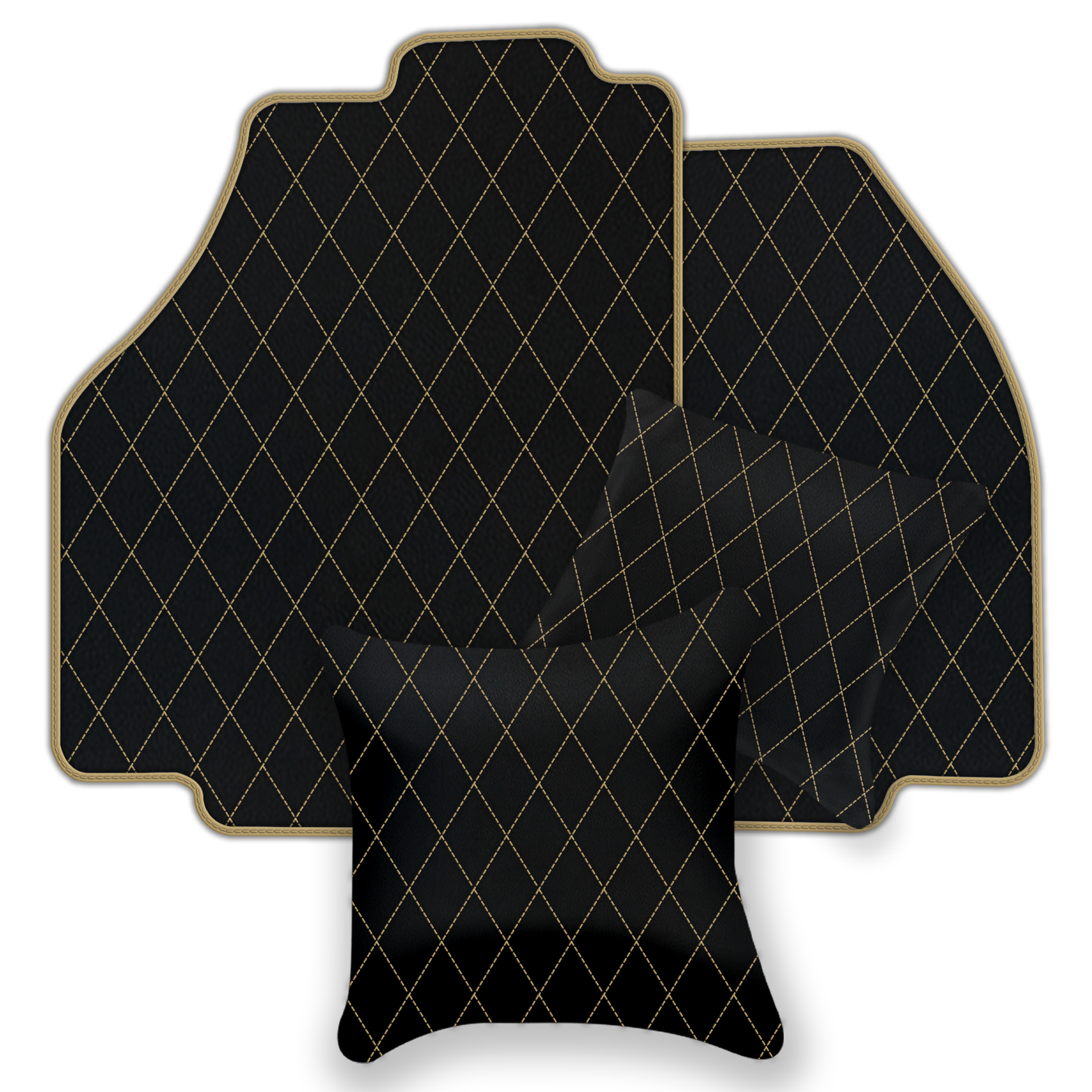 Premium Black Leather Floor Mats for Ferrari SF90 Stradale (2019-2024)