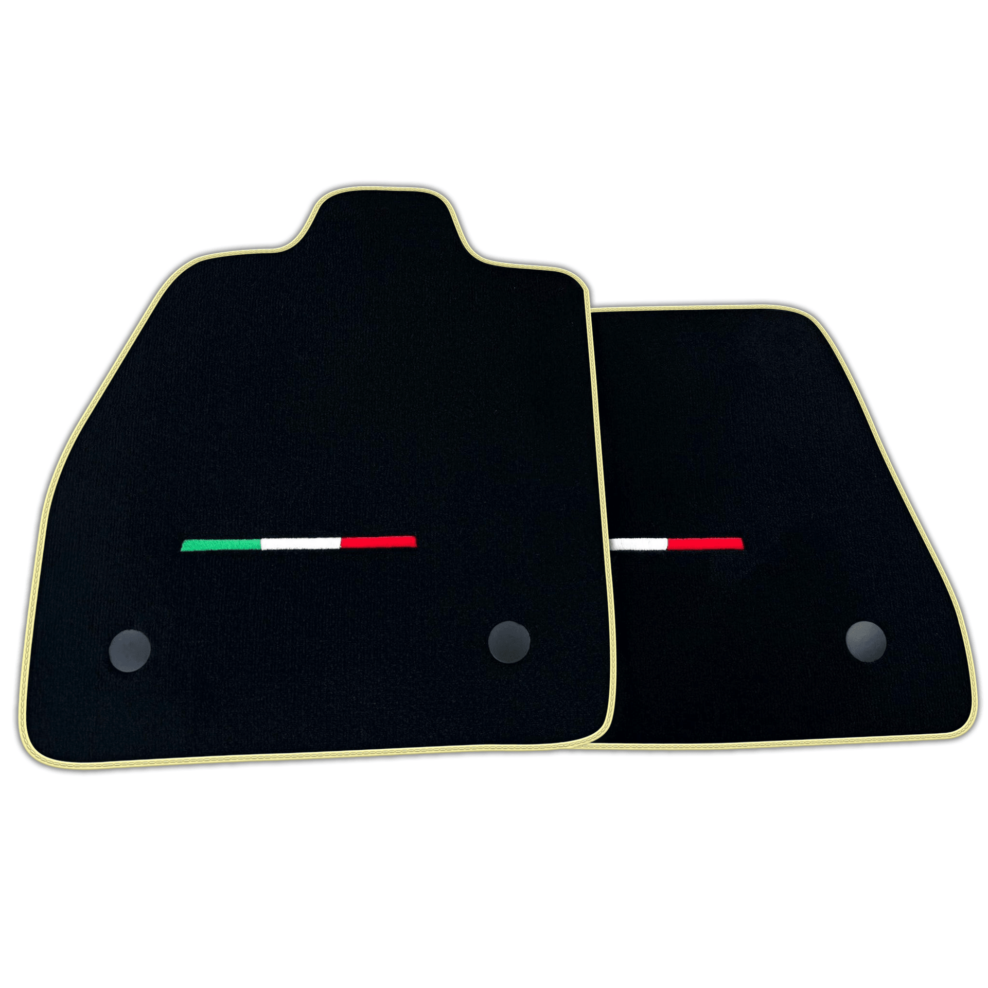 Black Floor Mats For Maserati MC20 (2020-2023) Italy Edition | Various Trim Colors