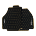 Premium Black Leather Floor Mats for Ferrari 296 GTS (2022-2025)