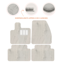 Premium Sheepskin Floor Mats for Range Rover Evoque (2016-2024)