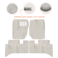 Premium Sheepskin Floor Mats for Range Rover Sport L460 (2022-2024)
