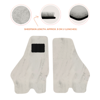 Luxury Sheepskin Floor Mats for Lamborghini Urus (2018-2026)