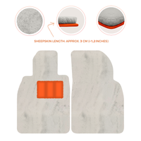 Premium Sheepskin Floor Mats for Porsche Cayenne (2018-2023)
