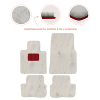 Premium Sheepskin Floor Mats for Rolls-Royce Shadow (1965-1977)