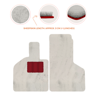 Luxury Sheepskin Floor Mats for Lamborghini Gallardo (2004-2014)