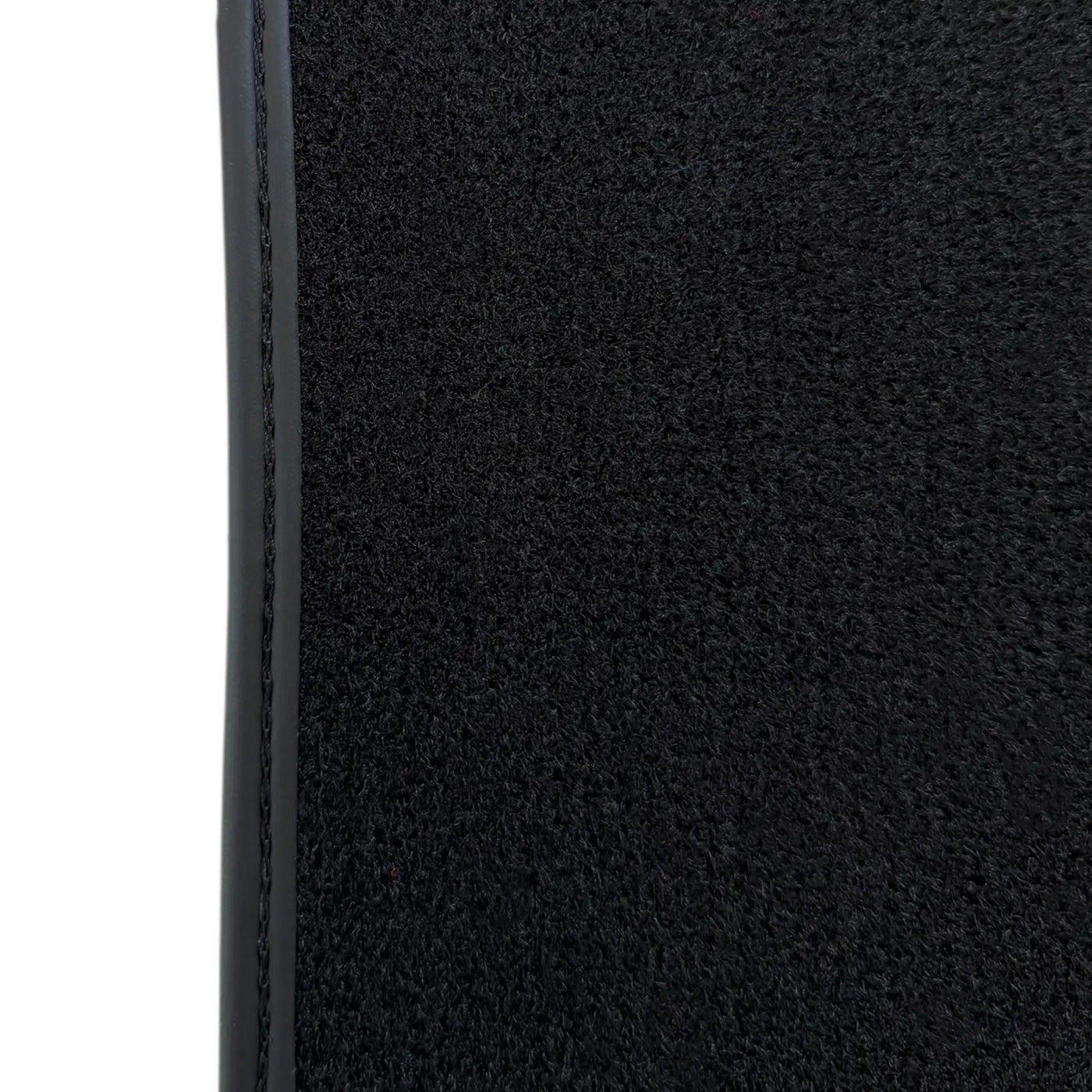 Black Floor Mats for BMW F74 Gran Coupe (2025-2026) | Green Leather Borders